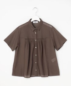 J.PRESS LADIES S シアードライトリコット シャツライク カットソー