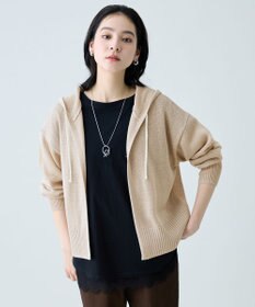 ANY ラミータッチニットパーカー