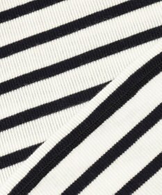 23区 L 【洗える】オーガニックコットンリブ クルーネック カットソー