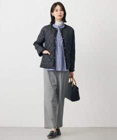 J.PRESS LADIES 【WEB限定】ストライプ シャーリング ブラウス