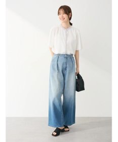 Green Parks ・ＥＬＥＮＣＡＲＥ　ＤＵＥ　バイカラーブラウス