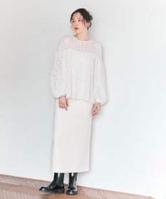 #Newans 【洗える】フィラッフィギャザースリーブブラウス