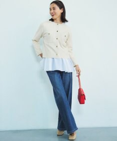 23区 S 【滝沢眞規子さん着用/VERY掲載/洗える】23区DENIM ストレッチ ワイドパンツ