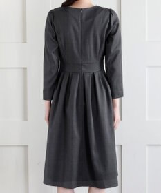 Tiaclasse L リボンウエスト切替ワンピース