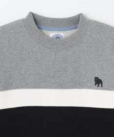 J.PRESS KIDS 【140-170cm】ブル刺繍 ブロッキングトレーナー