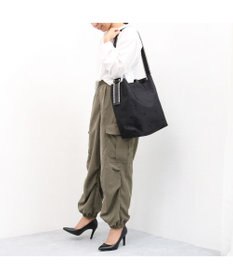 UNBILLION カシュカシュ cachecache / ドット刺繍ナイロン2wayショルダー