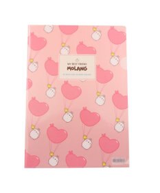 Mother garden 【2/15(日)で販売終了】 マザーガーデン MOLANG モラン クリアファイル 2枚セット ≪YEAH柄・バルーン柄≫