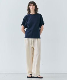 BEIGE， 【洗える・VERY 6月号掲載】PAWPAW / ウエストリボンタックワイドパンツ