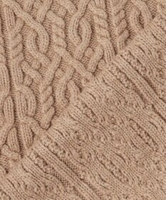 J.PRESS YORK STREET 【UNISEX】アランケーブル クルーネック ニット