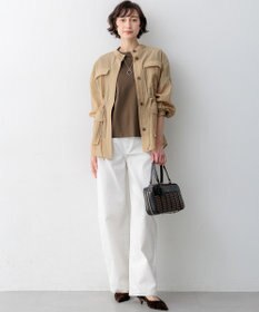 23区 L 【見上愛さん着用/Oggi掲載/接触冷感】23区DENIM サマー ストレート ワイド パンツ