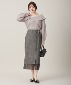 ANY SIS 【洗える】オフショル ニット