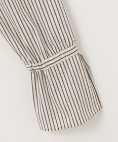 組曲 L コンパクトシャーティング フレア袖シャツ