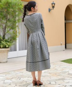 Tiaclasse L 【安めぐみさん着用】チェック柄ワンピース