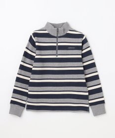J.PRESS KIDS 【140-170cm】ハーフジップ ボーダー トレーナー