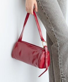 23区 【VERY掲載】シリンダー バッグ レッド系