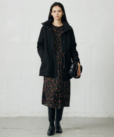 【新品未使用】自由区　ポルカドットプリント　ワンピース　38 洗える】ポルカドットプリント ワンピース / 自由区