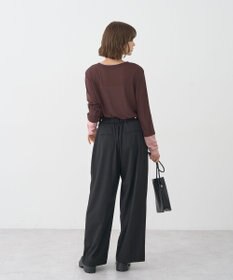 earth music&ecology レイヤードシアープルオーバー