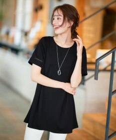 Tiaclasse L 【洗える・接触冷感・紫外線ケア・サラごこち】はしごレースチュニック