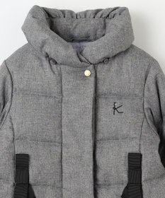 組曲 KIDS 【150-170cm】ウールライク ダウンコート