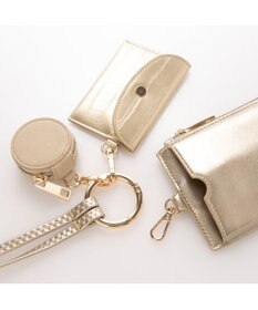 UNBILLION cachecache コンビ素材多機能スマホショルダー