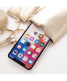 UNBILLION cachecache コンビ素材多機能スマホショルダー