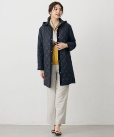 J.PRESS LADIES S 【WEB限定カラーあり・2way】コンパクトタフタキルティング  フーデッド コート