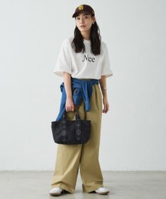 russet ナイロンラフィアデイリーミニトートバッグ(CE-1712)