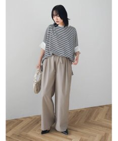 Green Parks 冷っとすずやか　ドルマンカット５分袖プルオーバー