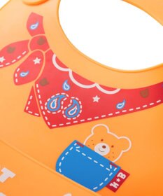 MIKI HOUSE HOT BISCUITS シリコン製 ランチスタイ