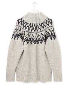 J.PRESS YORK STREET 【UNISEX】FOXMIX ノルディックカウチン ニットカーディガン