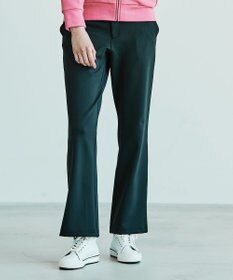 23区GOLF 【WOMEN】【23Fondation/WEB&一部店舗限定】ソフトダンボールニット フレアパンツ