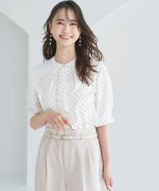 ANY SIS S 【洗える】ラッフルボウ ブラウス