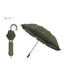 MOONBAT 【遮光/晴雨兼用日傘】POLO RALPH LAUREN（ポロラルフローレン） 折りたたみ日傘 エンブフリル 遮熱 UV