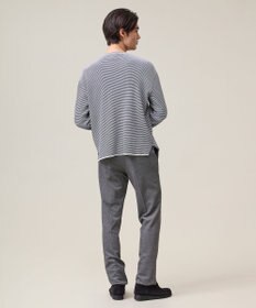 J.PRESS MEN 【Tシャツ感覚で着られる新感覚ニット】ボーダーニット ロングスリーブＴシャツ