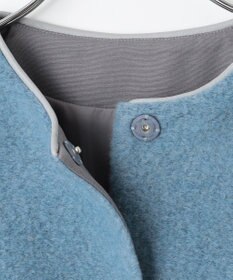 #Newans 【洗濯機可能】バックフレアショートコート