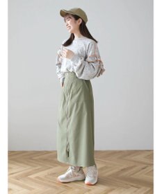 Green Parks ・Ｄｏｕｂｌｅ　Ｆｌａｇｓ　フラワーｐｔワッフルロンＴＥＥ