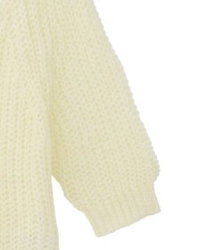 AMERICAN HOLIC モヘヤ風シアー半袖ニットトップス