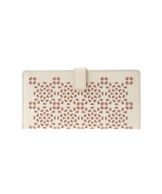 genten フラッターカットワーク マチなし長財布