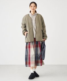 SHARE PARK LADIES メモリーチェックフレアスカート