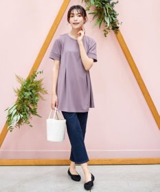 Tiaclasse L 【洗える・接触冷感・紫外線ケア・サラごこち】はしごレースチュニック