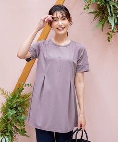 Tiaclasse L 【洗える・接触冷感・紫外線ケア・サラごこち】はしごレースチュニック