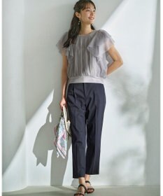 ANY SIS 【洗える】ラッフルチュール プルオーバー