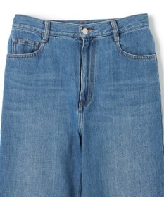 BEIGE， 【洗える】NAVIGLIO / フルレングスデニムバギーパンツ