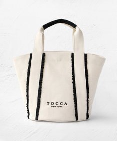 TOCCA 【八木アリサさん着用】TRILL TRIM CANVASTOTE キャンバストートバッグ