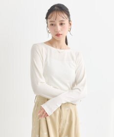 earth music&ecology 微シアーメロープルオーバー