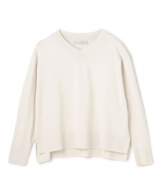 UNFILO マイビューティニット Vネック グレージュ