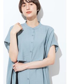 AMERICAN HOLIC ブザムフレンチスリーブバックオープンチュニック