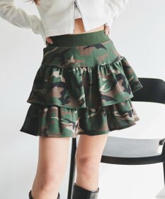 WEGO 【ウエストゴム】スウェットフリルスカパン