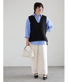 Te chichi Vネックニットベスト