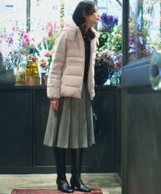 組曲 L 【WEB限定】ネコアシツィード プリーツスカート